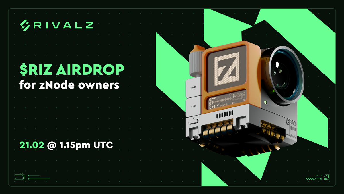 The $RIZ Airdrop for zNode owners